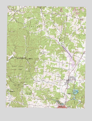 Hamden, OH USGS Topographic Map
