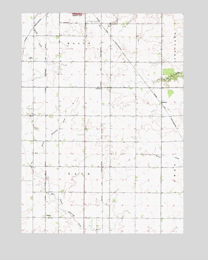 Hanford, IA USGS Topographic Map
