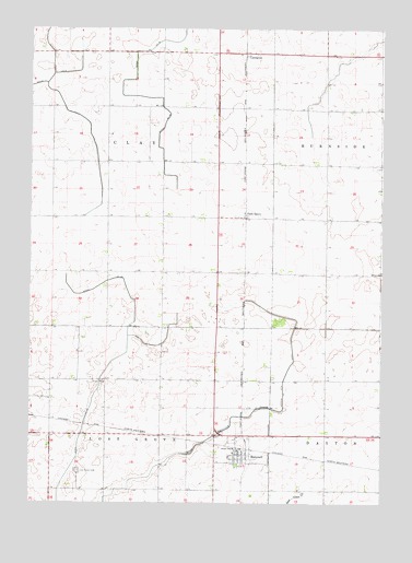 Harcourt, IA USGS Topographic Map