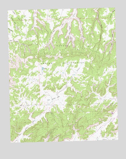 Hard Ground Flats, NM USGS Topographic Map