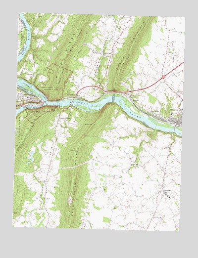 Harpers Ferry, WV USGS Topographic Map