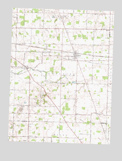 Harrod, OH USGS Topographic Map