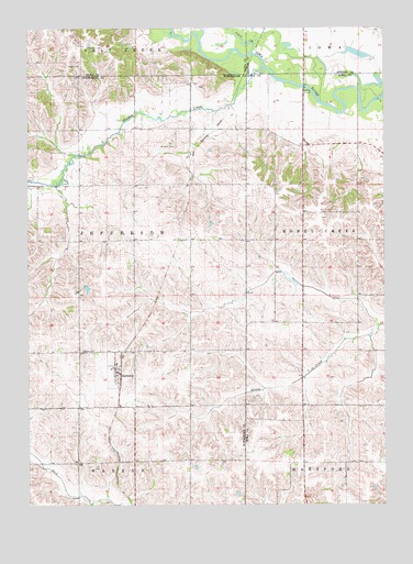Hartwick, IA USGS Topographic Map