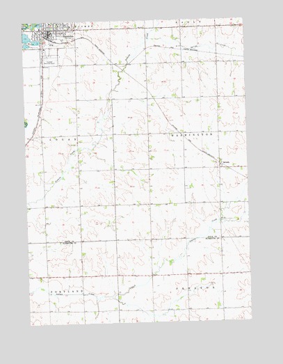 Hawarden South, IA USGS Topographic Map