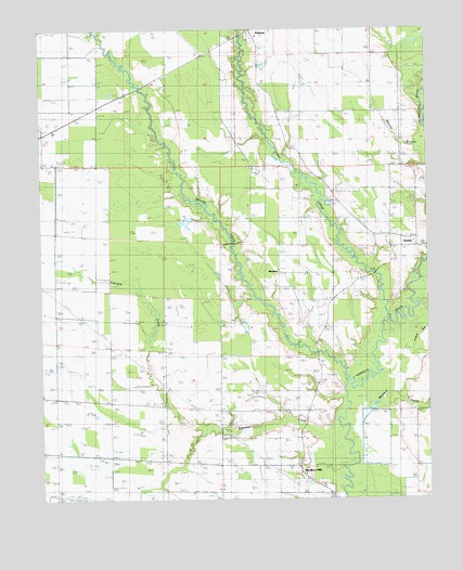 Hawkins, AR USGS Topographic Map