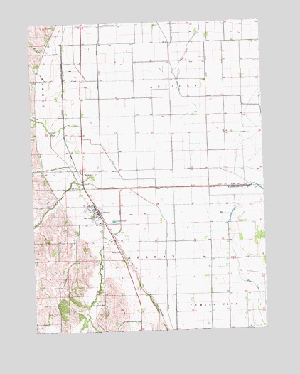 Herman, NE USGS Topographic Map