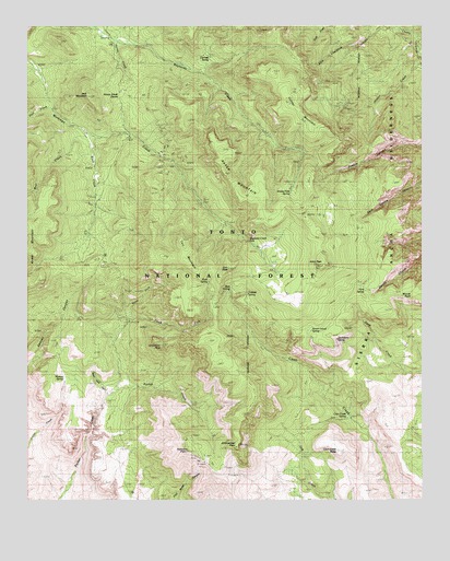 Aztec Peak, AZ USGS Topographic Map