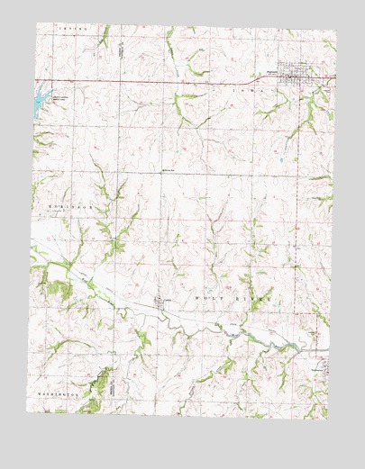 Highland, KS USGS Topographic Map