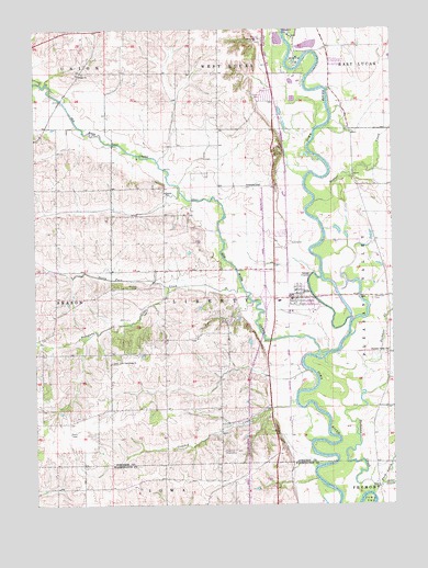 Hills, IA Topographic Map - TopoQuest