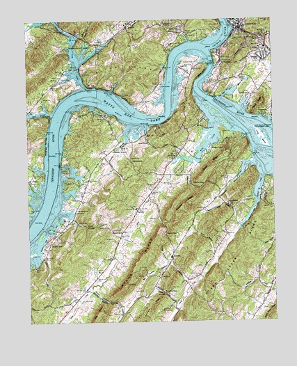 Bacon Gap, TN USGS Topographic Map