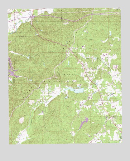 Hollis Crossroads, AL USGS Topographic Map