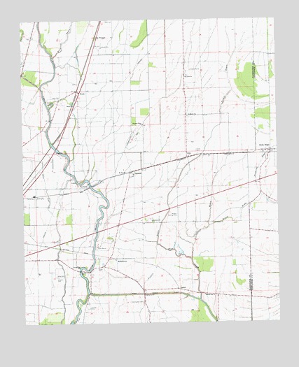 Holly Ridge, MS USGS Topographic Map