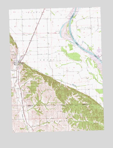 Homer, NE USGS Topographic Map