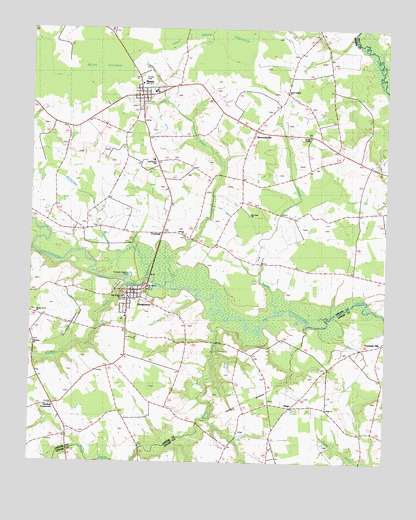 Hookerton, NC USGS Topographic Map