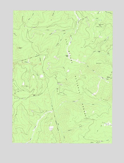Hopkins Butte, CA USGS Topographic Map