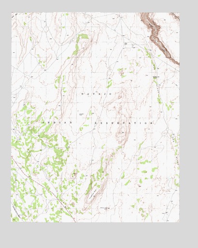 Horsethief Mesa, AZ USGS Topographic Map
