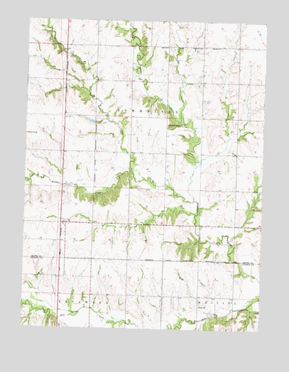 Horton NW, KS USGS Topographic Map