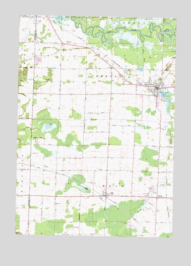 Hortonville, WI USGS Topographic Map