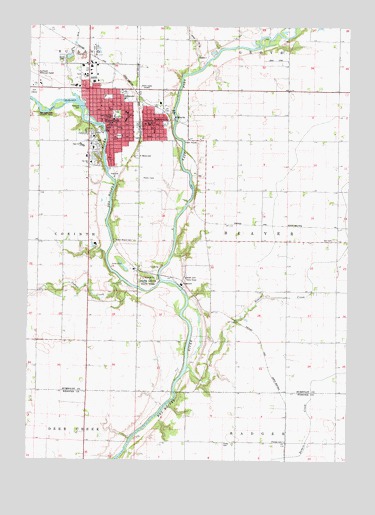 Humboldt, IA USGS Topographic Map