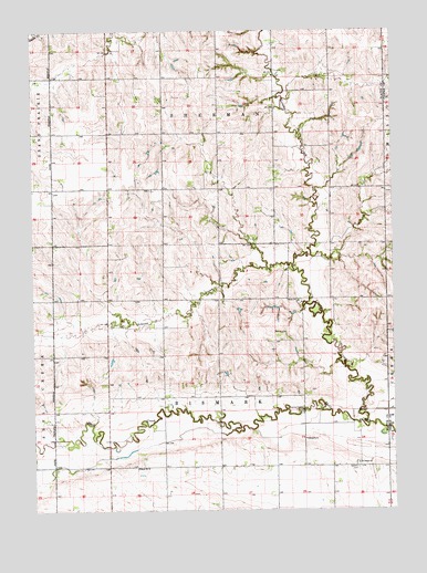 Humphrey SE, NE USGS Topographic Map