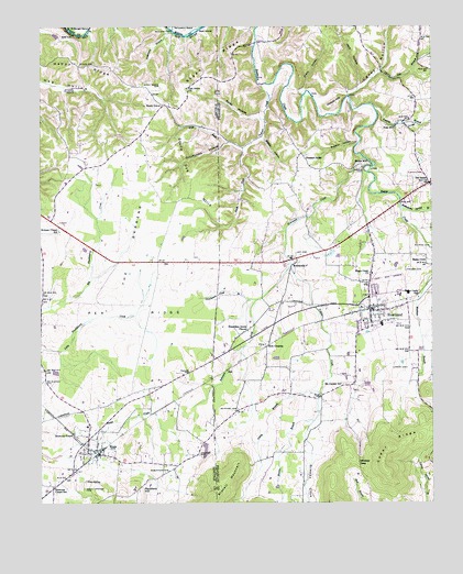 Huntland, TN USGS Topographic Map