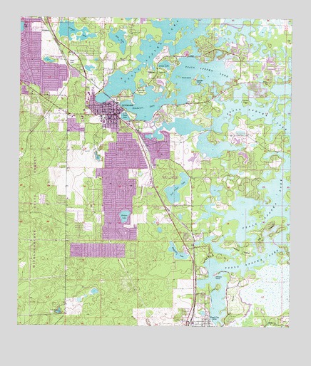 Inverness, FL USGS Topographic Map