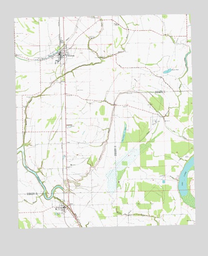 Inverness, MS USGS Topographic Map
