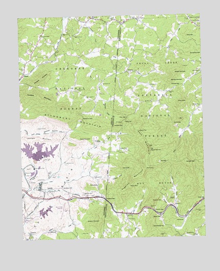 Isabella, TN USGS Topographic Map