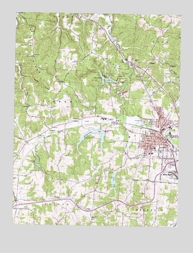 Jackson, OH USGS Topographic Map