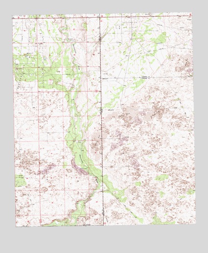 Jal SE, TX USGS Topographic Map