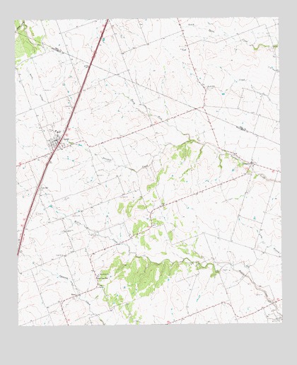 Jarrell, TX USGS Topographic Map