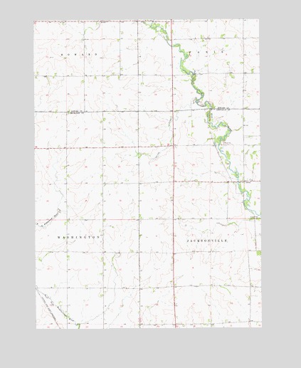 Jerico, IA USGS Topographic Map