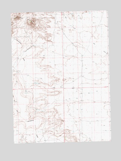 Joe Hay Rim, WY USGS Topographic Map