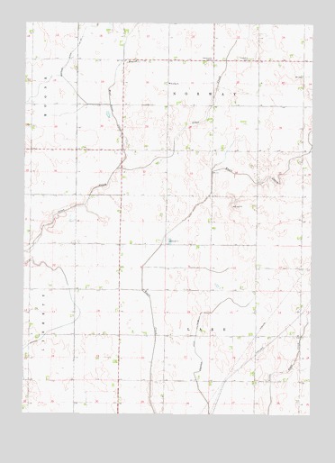 Kanawha SE, IA USGS Topographic Map