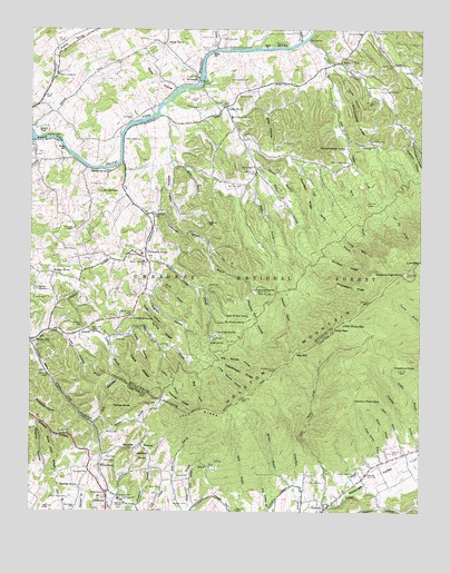 Keenburg, TN USGS Topographic Map