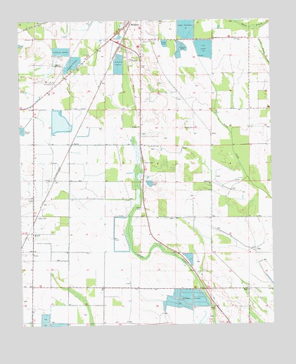Keevil, AR USGS Topographic Map
