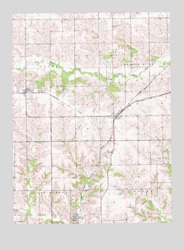 Keswick, IA USGS Topographic Map