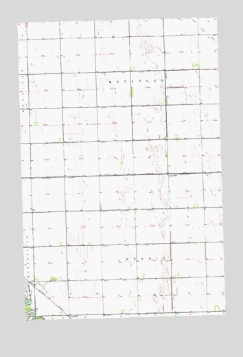 Key West, MN USGS Topographic Map