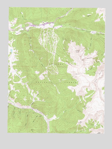 Keystone, CO USGS Topographic Map