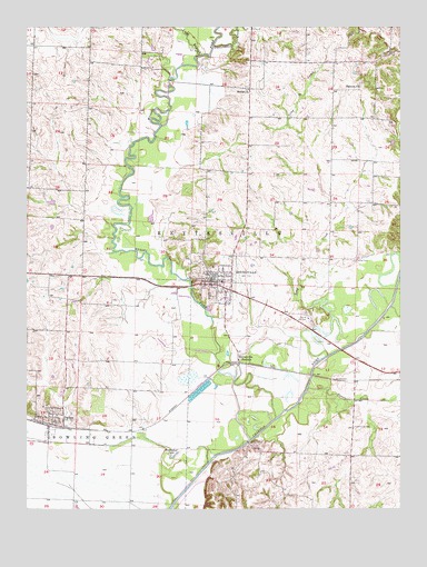 Keytesville, MO USGS Topographic Map