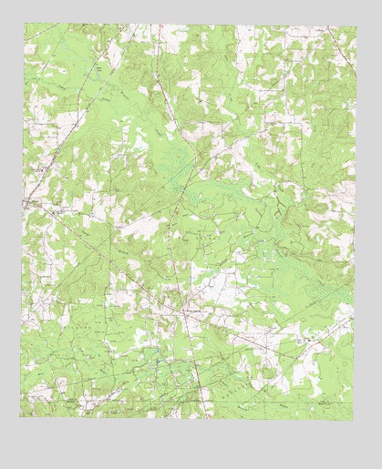 Kildare, TX USGS Topographic Map
