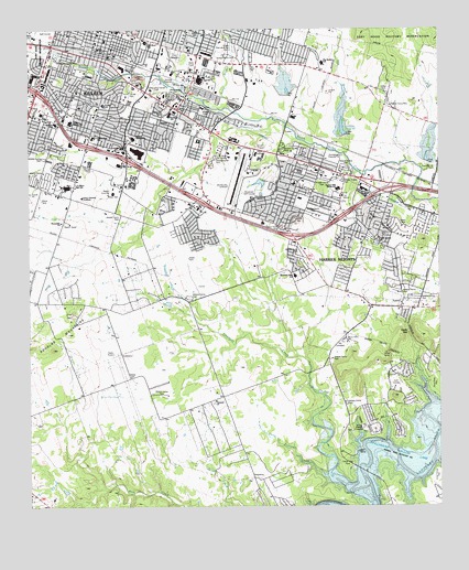 Killeen, TX USGS Topographic Map