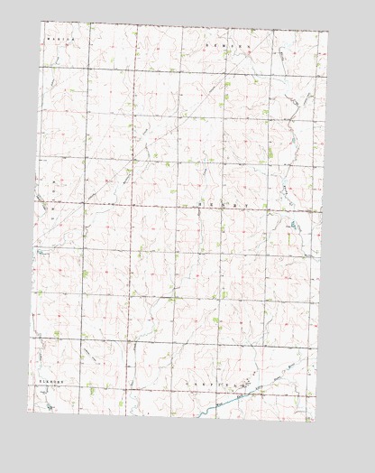 Kingsley NW, IA USGS Topographic Map