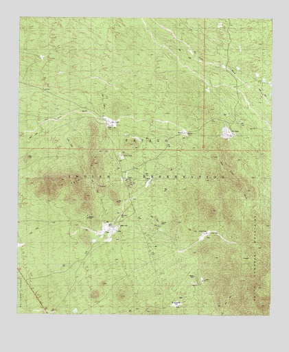 Ko Vaya, AZ USGS Topographic Map