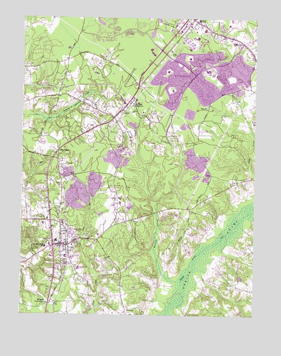 La Plata, MD USGS Topographic Map