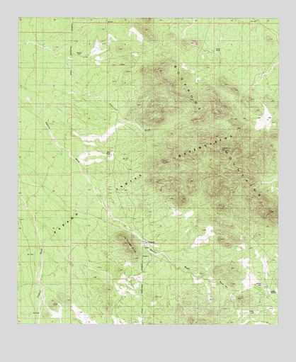 La Tortuga Butte, AZ USGS Topographic Map