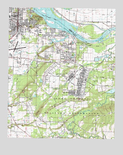 Barling, AR USGS Topographic Map