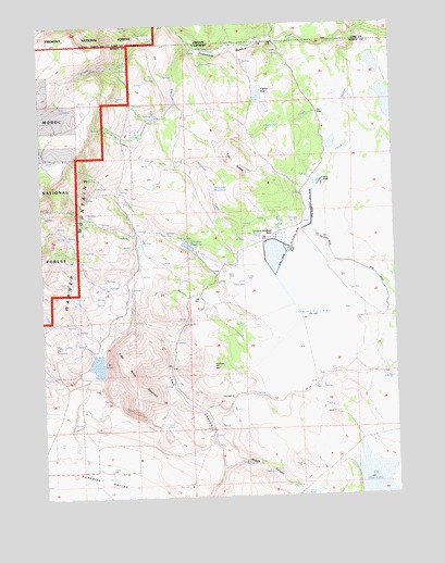 Lake Annie, CA USGS Topographic Map