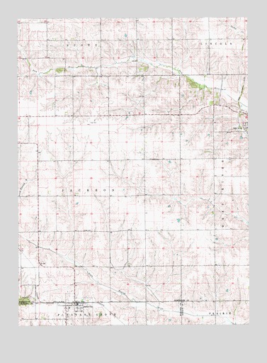 Barnes City, IA USGS Topographic Map