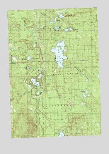 Lake Geneva, MI USGS Topographic Map